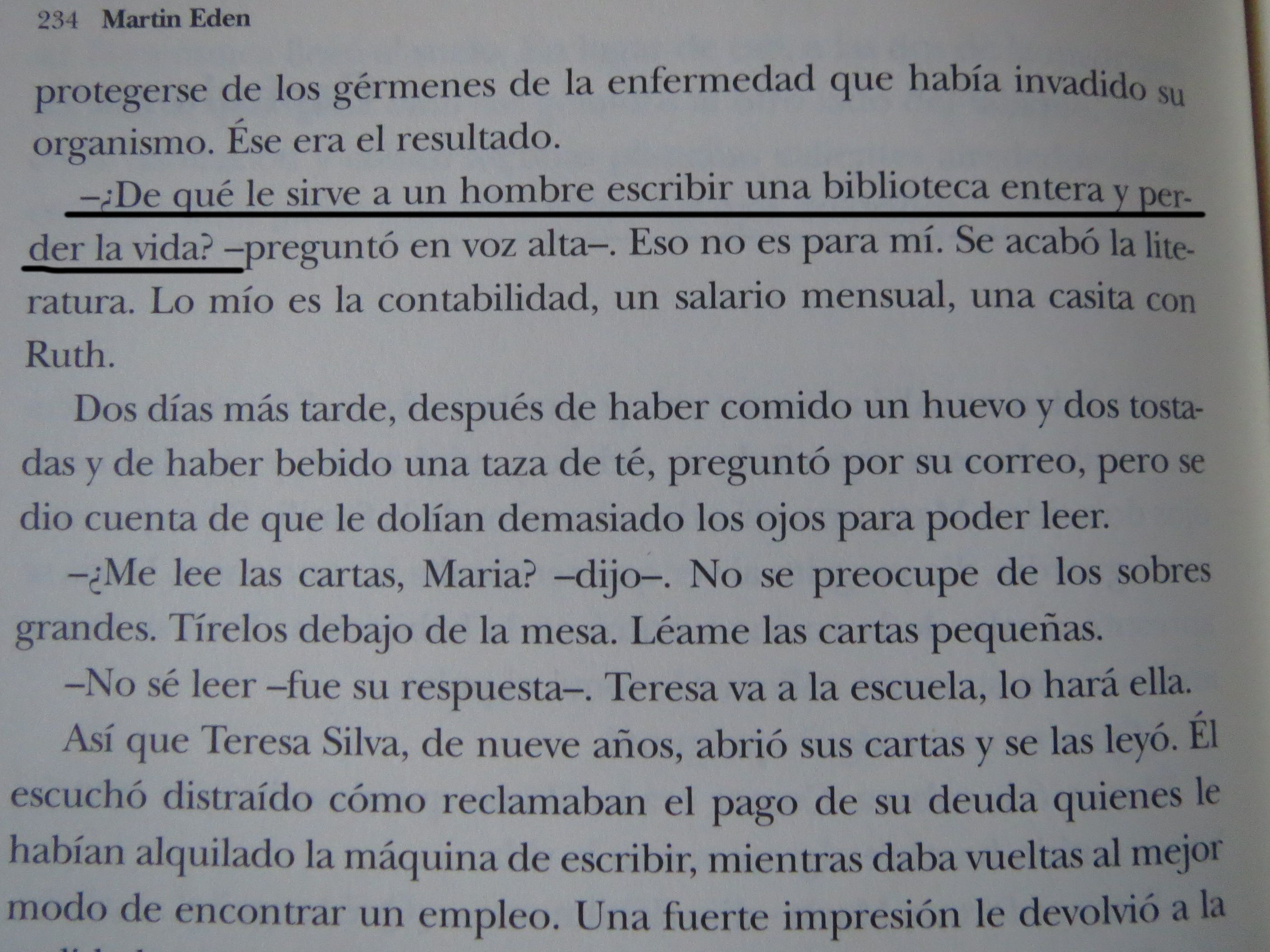 martin eden con fementido