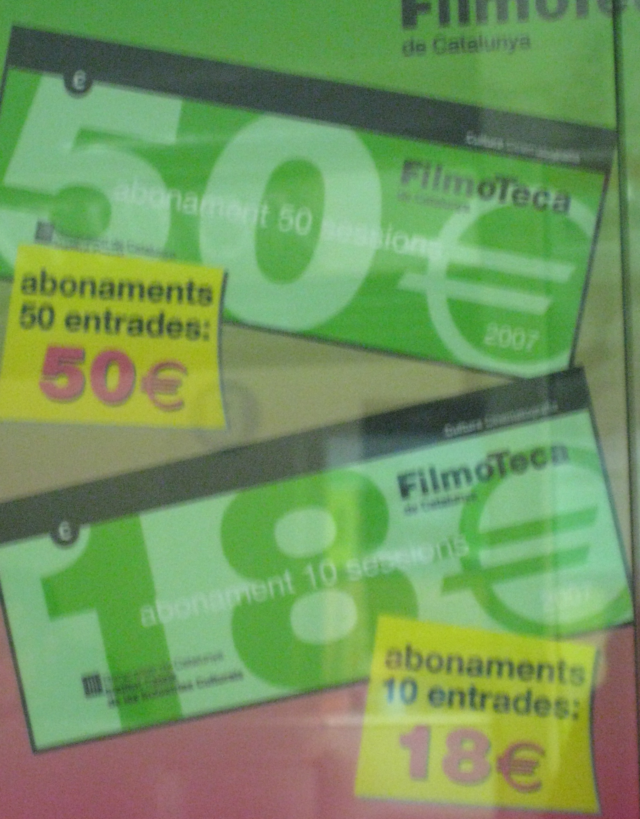 filmoteca barcelona 2007